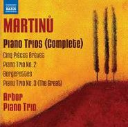 Bohuslav Martinu, Complete Piano Trios (CD)