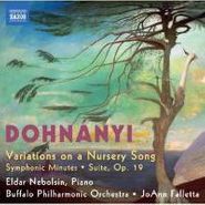 Ernst von Dohnányi, Dohnanyi: Variations on a Nursery Song / Symphonic Minutes / Suite , Op. 19 (CD)
