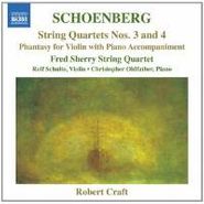 Arnold Schoenberg, Schoenberg: String Quartets 3 & 4 / Phantasy for Violin & Piano (CD)
