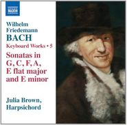 Wilhelm Friedemann Bach, Bach W.F.: Keyboard Works, Vol. 5 - Sonatas in G, C, F, A, E-flat major & E minor (CD)