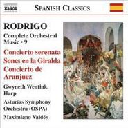 Joaquín Rodrigo, Rodrigo: Complete Orchestral Music Vol. 9 - Harp Concerto & Transcriptions (CD)