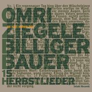 Omri Ziegele, 15 Herbstlieder (CD)