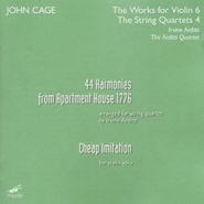 John Cage, 44 Harmonies From Apartment House 1776 / Cheap Imitation
