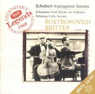 Franz Schubert, Schubert: Arpeggione Sonata / Schumann: Funf Stücke Im Volkston / Debussy: Cello Sonata (CD)
