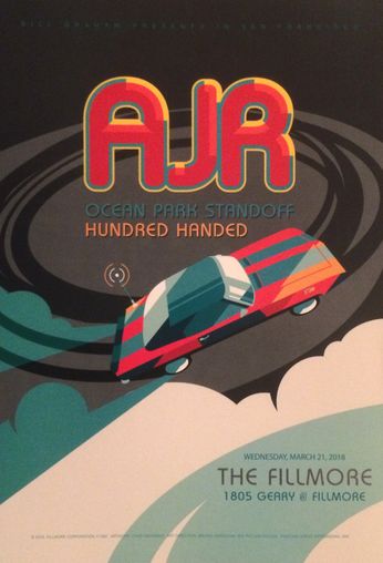 AJR - The Fillmore - March 21, 2018 (Poster)