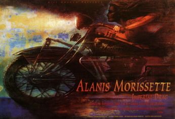Alanis Morissette - Greek Theatre UC Berkeley / Cal Expo Amphitheatre Sacramento - June 7 & 8 / 9, 1996 (Poster)