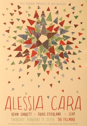 Alessia Cara - The Fillmore - February 11, 2016 (Poster)