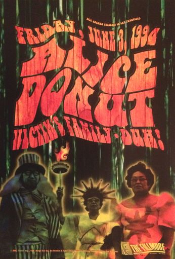 Alice Donut - The Fillmore - June 3, 1994 (Poster)