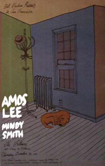 Amos Lee - The Fillmore - December 7, 2006 (Poster)