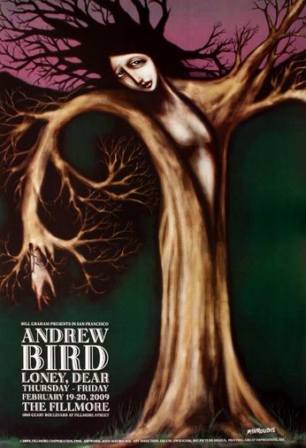 Andrew Bird - The Fillmore - February 19 & 20, 2009 (Poster)