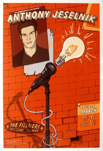 Anthony Jeselnik - The Fillmore - March 21, 2015 (Poster)