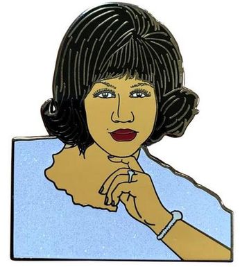 Aretha Franklin (Enamel Pin)