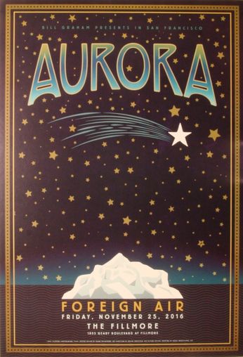 Aurora - The Fillmore - November 25, 2016 (Poster)