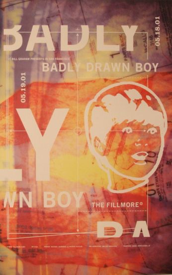Badly Drawn Boy - The Fillmore - May 19, 2001 (Poster)