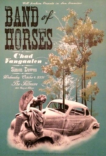 Band Of Horses - The Fillmore - October 4, 2006 (Poster)