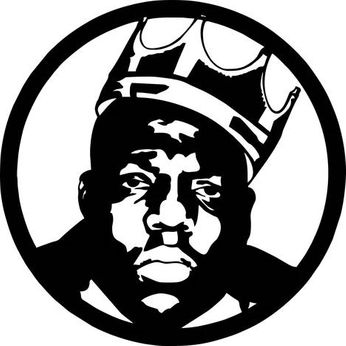Biggie Smalls - Biggie's Crown (Sticker)