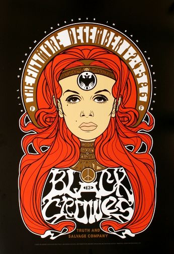 Black Crowes - The Fillmore - December 1, 2, 4, 5, 6, 2009 (Poster)