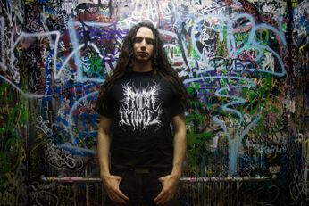 Black Metal Amoeba Logo T-Shirt
