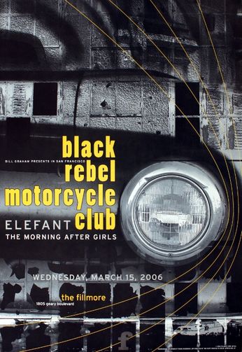 Black Rebel Motorcycle Club - The Fillmore - March 15, 2006 (Poster)
