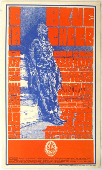 Blue Cheer / Captain Beefheart - Avalon Ballroom SF - July 27-30, 1967 (Poster)