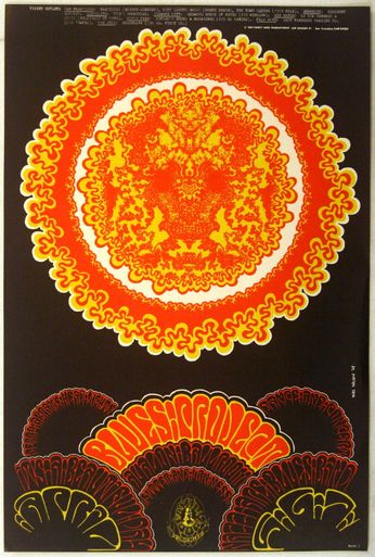 Blues Project - Avalon Ballroom SF - April 5-7, 1968 (Poster)