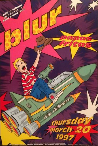 Blur - The Fillmore - March 20, 1997 (Poster)