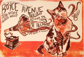 Boyce Avenue - The Fillmore - October 24, 2013 (Poster)