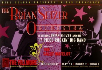 Brian Setzer Orchestra - The Fillmore - May 11, 1994 (Poster)