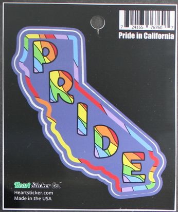 Pride In California (Sticker)