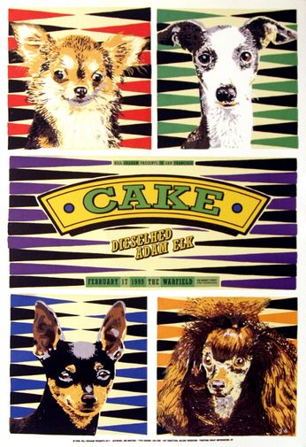 Cake - The Warfield SF - February 17, 1999 (Poster)