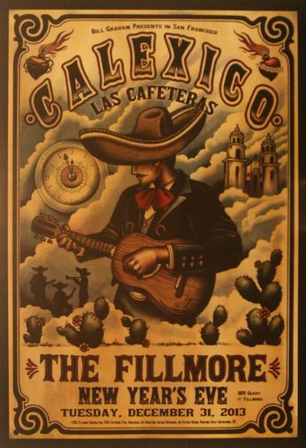Calexico - The Fillmore - December 31, 2013 (Poster)