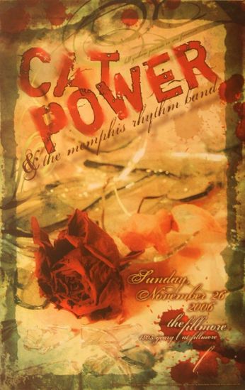 Cat Power - The Fillmore - November 26, 2006 (Poster)
