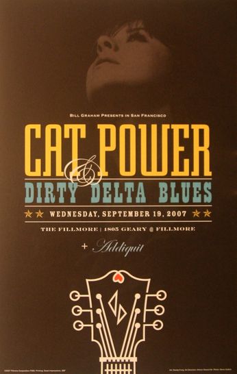 Cat Power - The Fillmore - September 17, 2007 (Poster)