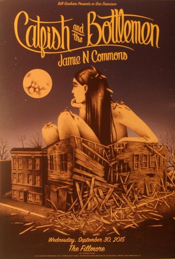 Catfish And The Bottlemen - The Fillmore - September 30, 2015 (Poster)