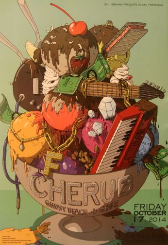 Cherub - The Fillmore - October 17, 2014 (Poster)