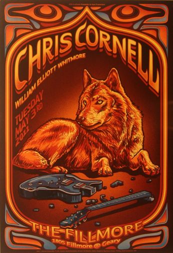 Chris Cornell - The Fillmore - May 3, 2011 (Poster)