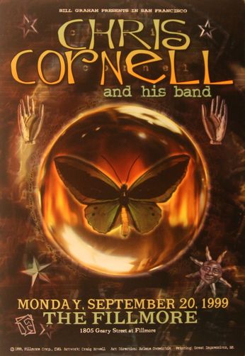 Chris Cornell and His Band - The Fillmore - September 20, 1999 (Poster)