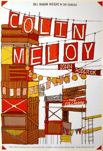 Colin Meloy - The Fillmore - January 17, 2014 (Poster)