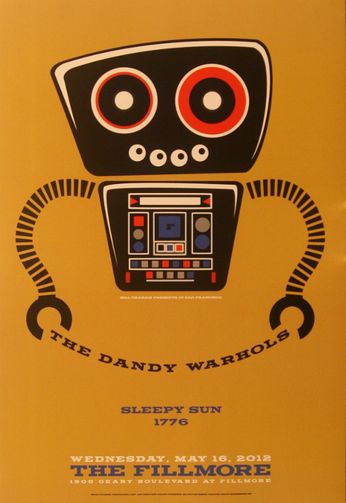 Dandy Warhols - The Fillmore - May 16, 2012 (Poster)