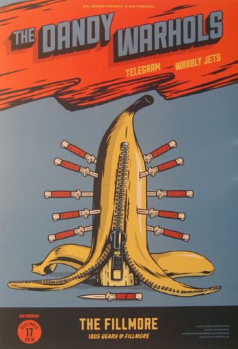 Dandy Warhols - The Fillmore - December 17, 2016 (Poster)