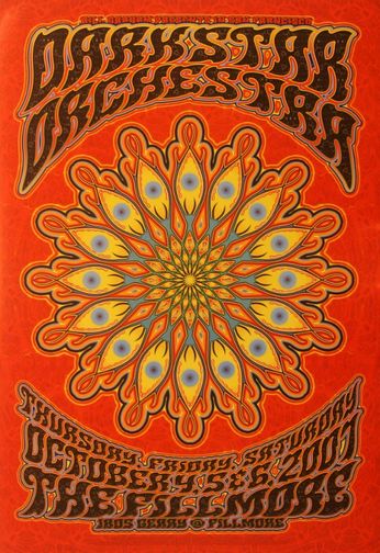 Dark Star Orchestra - The Fillmore - October 4-6, 2007 (Poster)