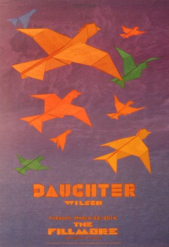 Daughter - The Fillmore - March 22, 2016 (Poster)