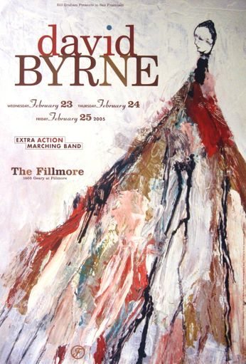David Byrne - The Fillmore - February 23-25, 2005 (Poster)