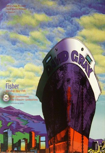 David Gray - The Fillmore Auditorium Denver - May 15, 2001 (Poster)
