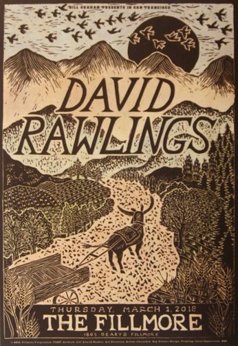 David Rawlings - The Fillmore - March 1, 2018 (Poster)
