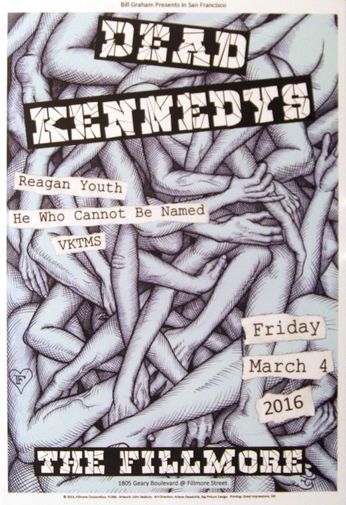 Dead Kennedys - The Fillmore - March 4, 2016 (Poster)
