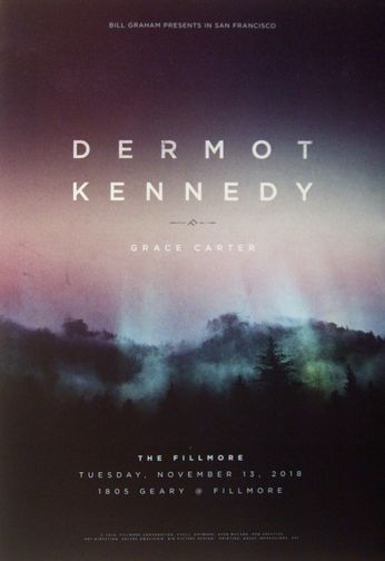 Dermot Kennedy - The Fillmore - November 13, 2018 (Poster)