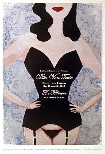 Dita Von Teese - The Fillmore - May 21 & 22, 2012 (Poster)