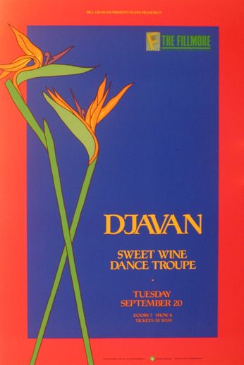 Djavan - The Fillmore - September 20, 1988 (Poster)