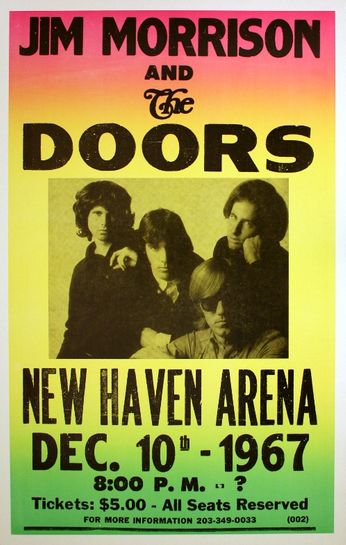 The Doors - New Haven Arena - December 10, 1967 (Poster)